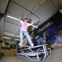 Alex on the bomb proof bench - Boardroom Leicester