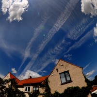 Summer sky over my house