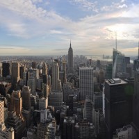 New York - Panorama taken from the top of the Rockefella building